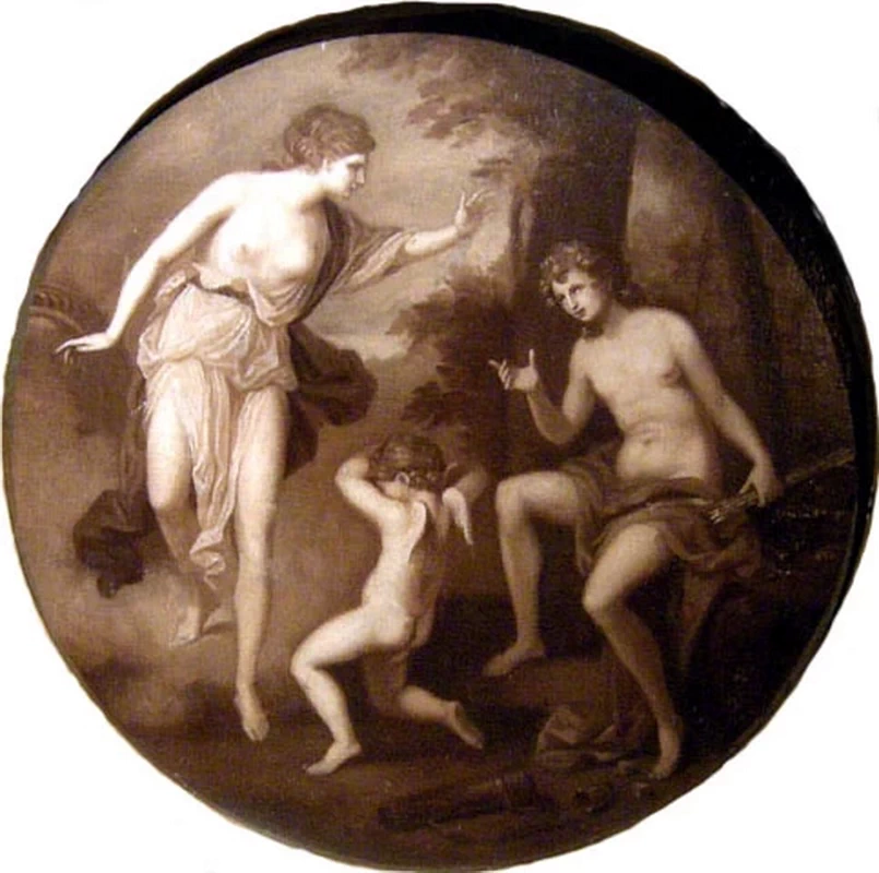 Angelika Kauffmann - Cupido e Ganimede